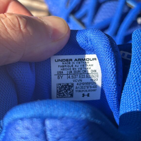 Under Armour Boys' Blur Select MC Jr. Cleats - Blue – 5 - Picture 12 of 12